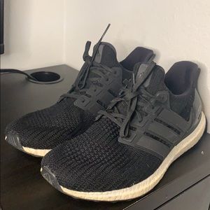 Adidas Ultra Boost Black & White Size 12 1/2